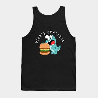 Dino's cravings. Dino Humor. Tank Top